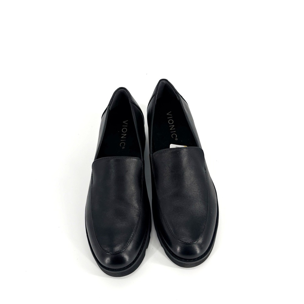 Vionic Loafer Womens 5 Black Nappa  Kensley Slip On